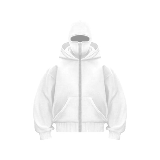 Fleece-lined Double Hooded Sweater